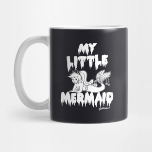 My Little Mermaid Unicorn Grunge Indie Gothic Goth Pastel Kawaii Unicorn T Shirts Mug